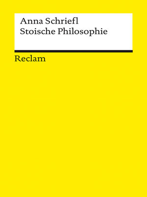 cover image of Stoische Philosophie. Eine Einführung
